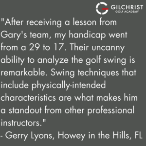 Gerry Lyons GGGA Golf School Testimonial